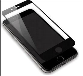 Стъклен протектор за IPhone 6 FULL черен
